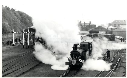 Reopening of Douglas railway station in 1967