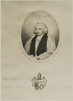 Photograph of sketch of bishop Criggan, Bishopscourt, Michael,…