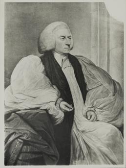 Photograph of painting of bishop Mason, Bishopscourt, Michael,…