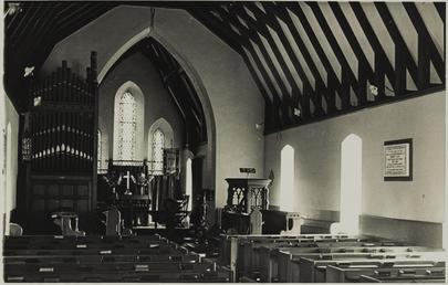 Interior of Holy Trinity, Laxey