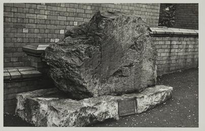 Glacial boulder, Manx Museum
