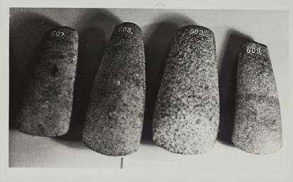 Polished axeheads, Knockaloe (Patrick), Manx Museum