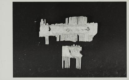 Bone comb, Ronaldsway (Malew), Manx Museum