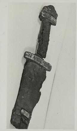 Viking sword hilt, Ballateare (Jurby), Manx Museum