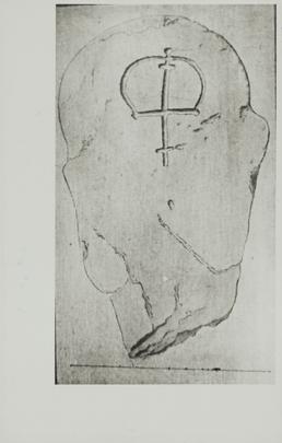 Photograph of sketch of Line Cross, Lonan (27),…