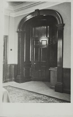 Entrance, Council Chamber, interior, Castle Rushen