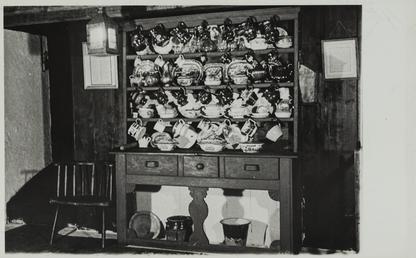Dresser, back wall, Manx cottage kitchen, Manx Museum