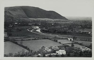 Sulby Claddagh, Lezayre, landscape west from Cronk Sumark