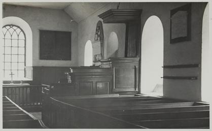 Three deck pulpit, Braddan Old Church