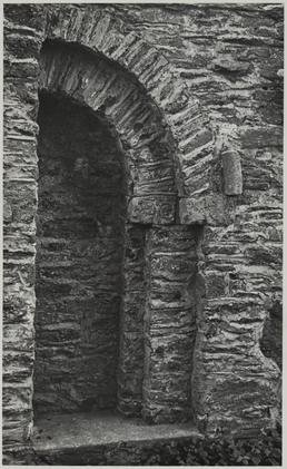 Door arch, north wall, St Trinian's, Marown