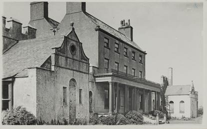 North front, Balladoole House, Arbory
