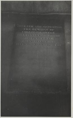 Grave of Governor Cornelius Smelt, Chancel, St Mary's…