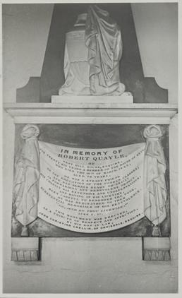 Robert Quayle Memorial, St Mary's Church, Castletown
