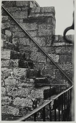 Stairway to battlements, Castle Rushen