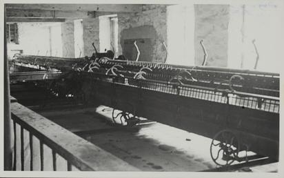 Spinning machines, Old Woollen Mill, Glen Auldyn, Lezayre