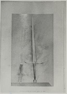 Photograph of Sword of State, Ramsey Library
