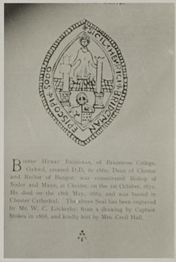 Photograph of image of seal of Bishop Henry…