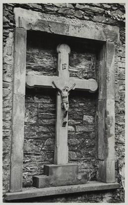 Crucifix, Nunnery chapel, Braddan