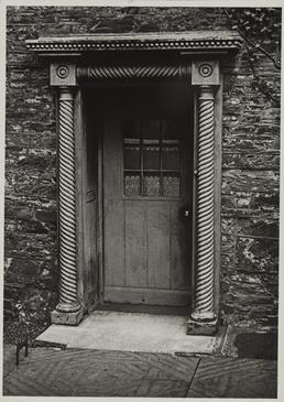 Doorway, staff buildings, Nunnery, Braddan