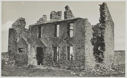 Ruined farmhouse, Langness, Malew
