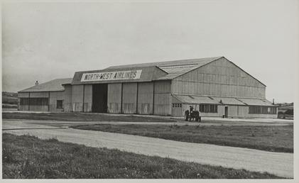 Hangar, Ronaldsway airport, Malew