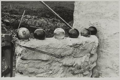 Glass float balls, Crammond cottage (Mr Kennaugh), Cranstall,…