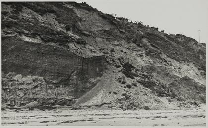 Sandy cliffs, Cranstall, Bride