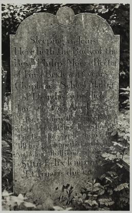 Grave of Philip Moore, Braddan Old Church