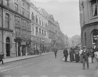 Lower end of Victoria Street, Douglas viewed from…