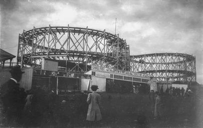 Rollercoaster, possibly at White City, Onchan