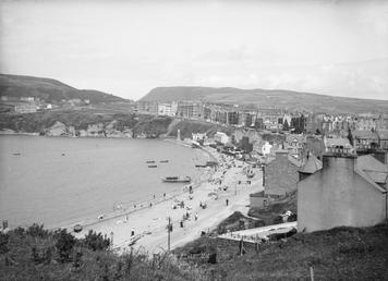 Port Erin beach and town