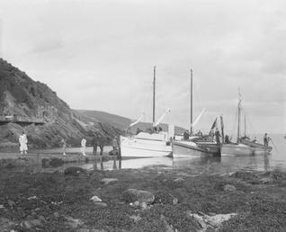 Three vessels including Karina and Nina at jetty,…