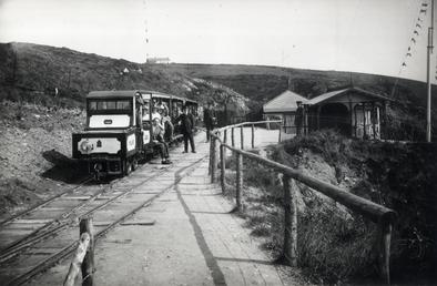 Grouldle glen railway in operation