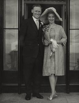 ? McGee and Dorothy Broughton outside doorway following…