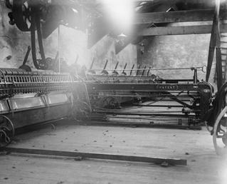 The spinning machine at Sulby Mill