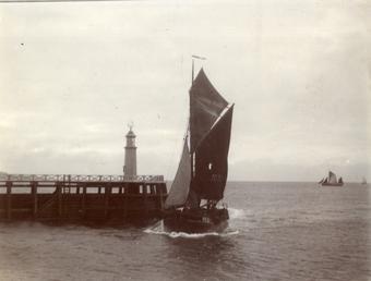 Sailing vessel off Ramsey