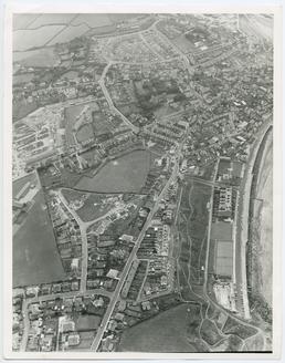Aerial view of Peel
