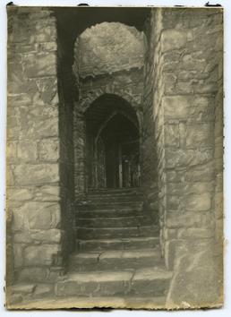Main entrance to Peel Castle