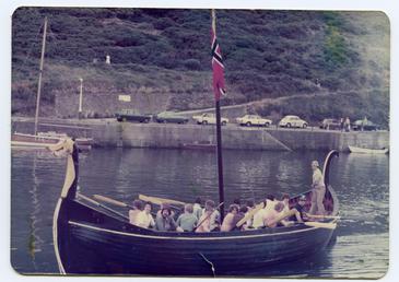 Viking Boat in Peel Harbour
