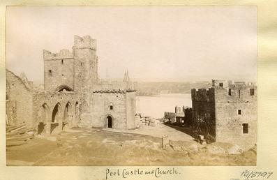 Peel Castle and cathedral