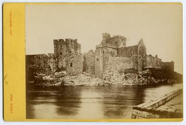 Peel Castle, prior to the restoration of the…