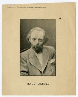 Hall Caine (b. 1853-d.1931)