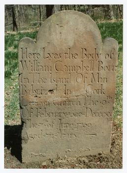 William Campbell memorial stone