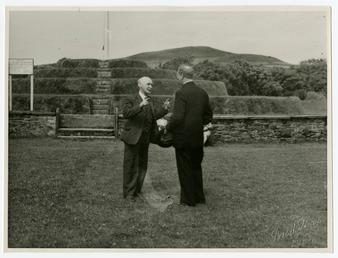 Éamon de Valera at Tynwald Hill