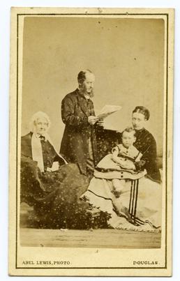 Sir William Leece Drinkwater and family