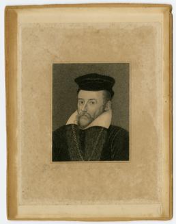 Photograph of an engraving of Lord Derby, 3rd…