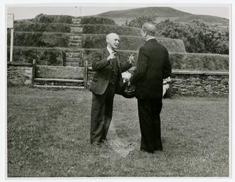 R.B. Moore and Éamon de Valera visiting Tynwald…