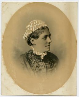 Lady Gell - framed head portrait