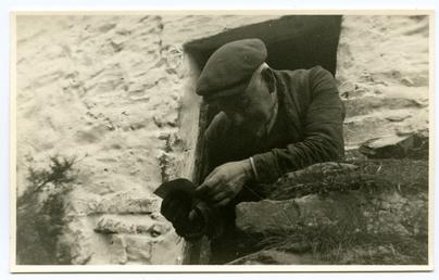 Mr. Tom Gelling at Ballaglass Mill, Maughold