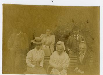 Group photograph including Catherine Graves, and Miss P.D.…